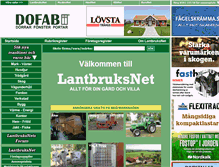 Tablet Screenshot of lantbruksnet.se